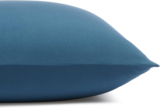 Amazon Basics Lightweight Super Soft Easy Care Wrinkle Resistant Microfiber 4-Piece Bed Sheet Set with 14-Inch Deep Pockets, Full, Dark Teal, Solid