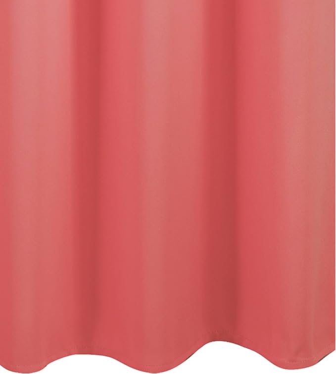 Blackout Curtains 38 x 54 inch/Coral Curtains Set of 2 Panels/Thermal Insulated Room Darkening Bedroom Curtains