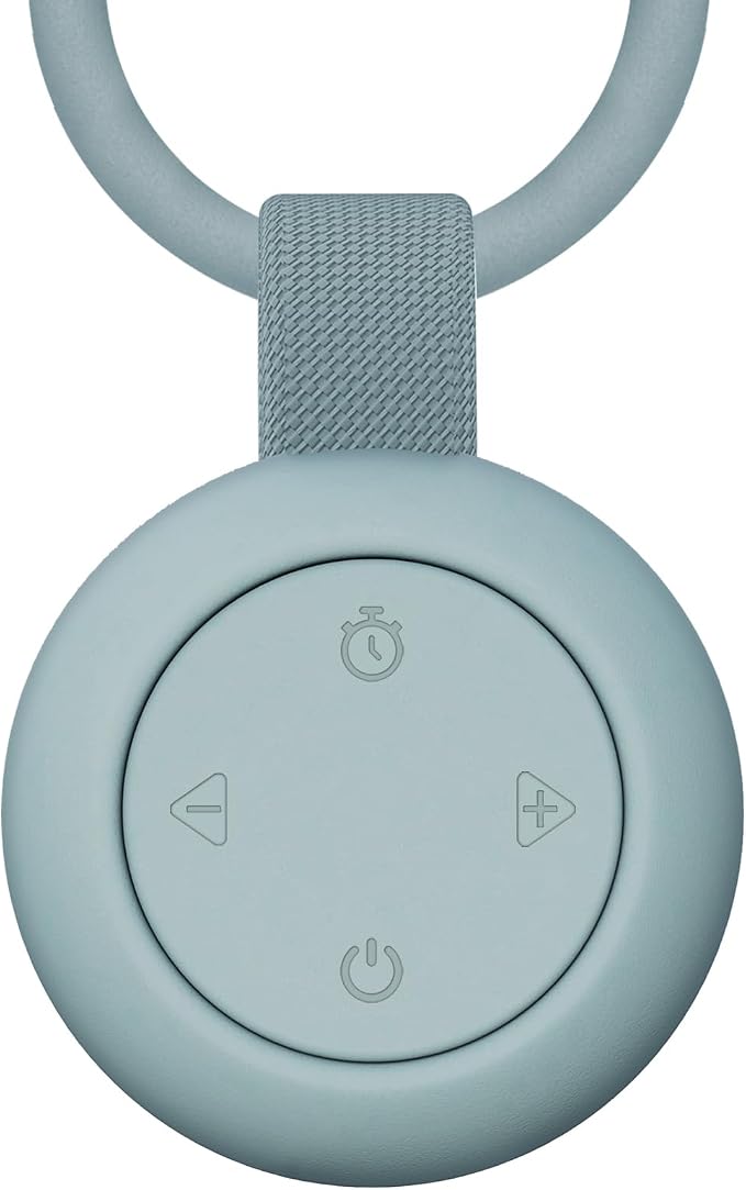 Portable Baby Sound Machine & Essentials for Babies & Kids-Blue | White Noise Machine[Timer Function][20 Soothing Sounds][15 Hours Battery Life]Travel,Registry,Gifts,Clips on Baby Stroller