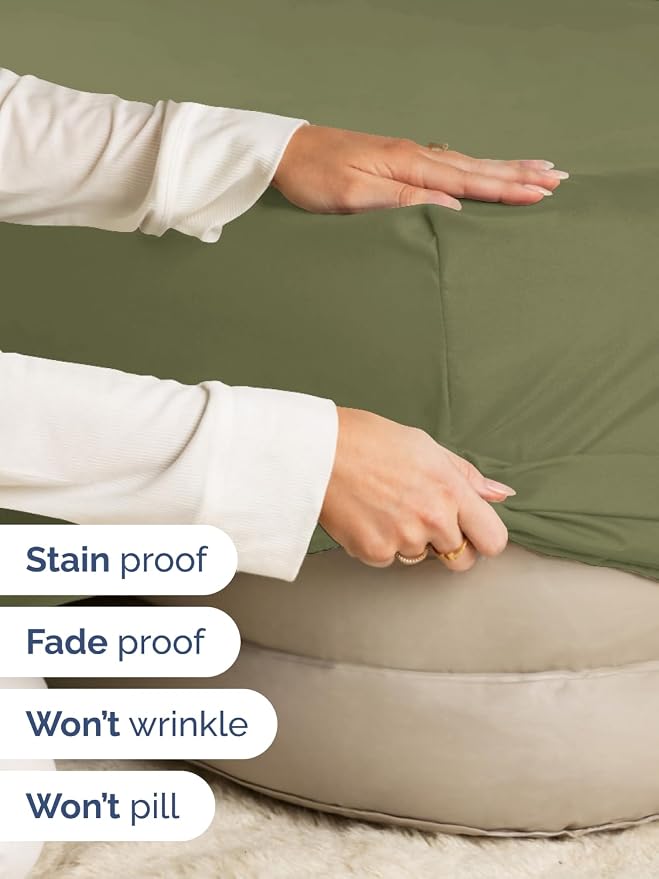 Extra Deep King Fitted Sheet - Single Fitted Sheet Only - Sage Green | Easily Fits 18 inch to 24 inch Mattress, Soft, Wrinkle Free, Breathable & Comfy, Extra Deep Pockets Hotel Luxury Fitted Sheet