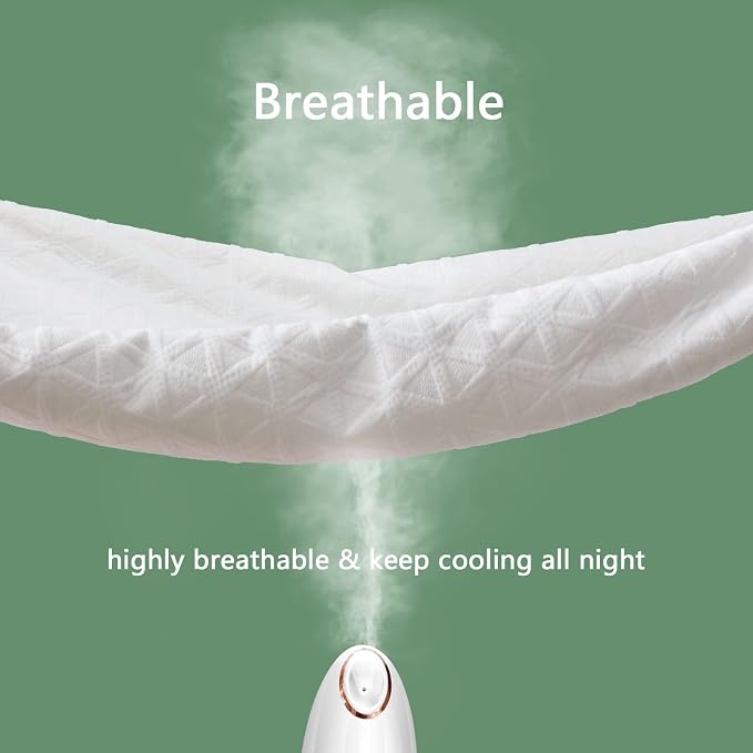 Premium Waterproof Mattress Protector California King Size, Deep Pocket | Breathable Bed Cover 3D Air Fabric Cooling Mattress Pad, Soft Washable, Fits 8"-21" Mattress, Viscose Made from Bamboo, White