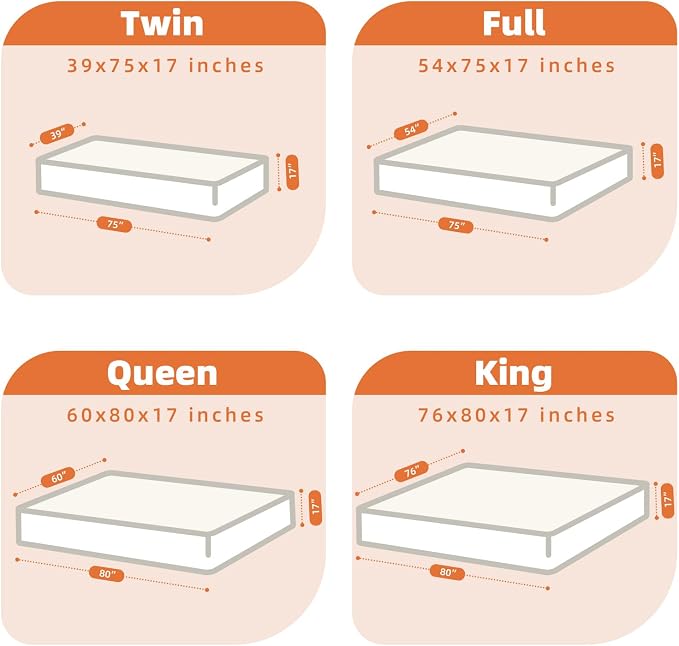 Organic Full Mattress Protector -Top&Side 100% Waterproof Protector | Organic Mattress Protectors for bed | 5-Sided Waterproof Protection | Noiseless & Breathable | Full Size 75x54x17 in