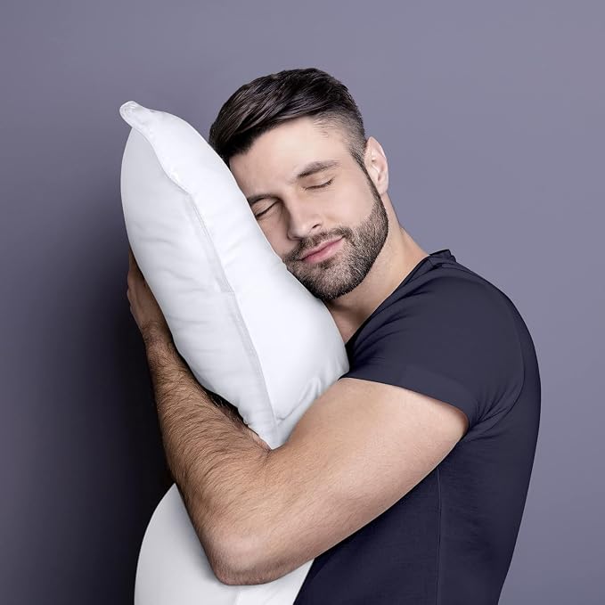 Utopia Bedding Bed Pillows for Sleeping (White), Queen Size Set of 4, Hotel Pillow, Cooling Pillows for Side, Back or Stomach Sleepers | Cooling pillows for sleeping with soft comfort for side, back & stomach sleepers, Double-stitched edges, Pack of 4,...