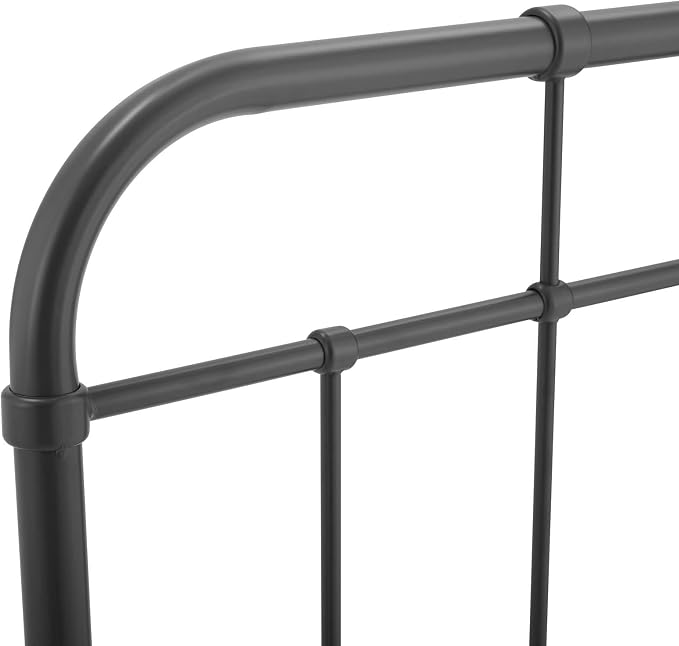 Modway Alessia Modern Farmhouse Metal Queen Headboard in Gray