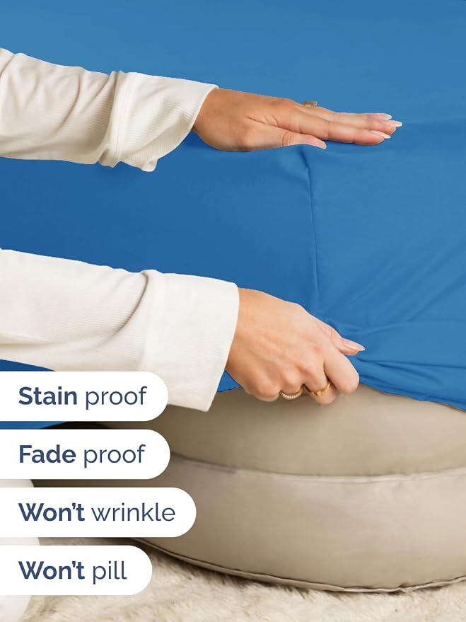 Extra Deep Full Fitted Sheet - Single Fitted Sheet Only - Royal Blue | Easily Fits 18 inch to 24 inch Mattress, Soft, Wrinkle Free, Breathable & Comfy, Extra Deep Pockets Hotel Luxury Fitted Sheet