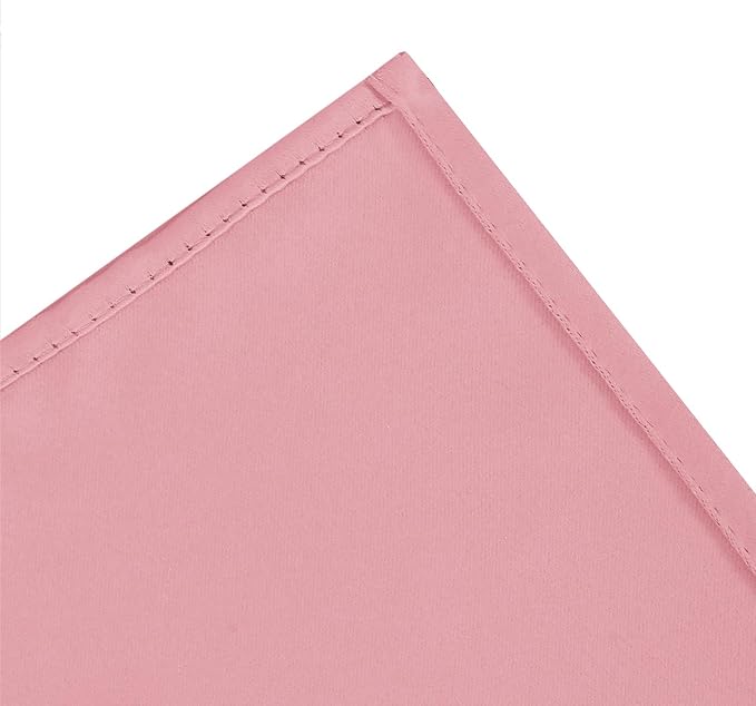 Pink Thermal Blackout Curtains/52 x 72 Inch/Set of 2 Panels Room Darkening Curtains for Bedroom
