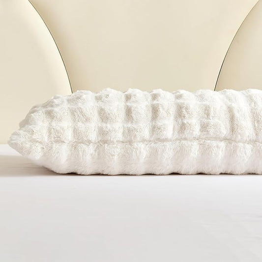 SHOUREN Large Body Pillow,Long Bed Pillow for Adults,20x54in | plush ultra-soft,medium firmness for side sleepers,multiple application