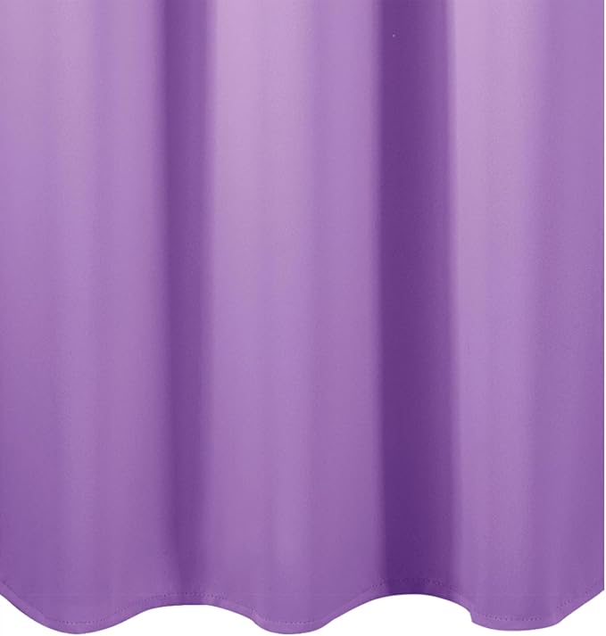 Lavender Blackout Curtains 34 x 63 Inch Length/Set of 2 Curtain Panels/Thermal Insulated Room Darkening Blackout Curtains for Bedroom