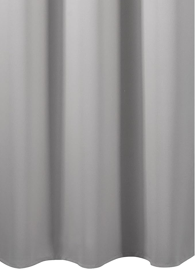 Light Grey Blackout Curtains 34 x 63 Inch Length/Set of 2 Curtain Panels/Thermal Insulated Room Darkening Blackout Curtains for Bedroom