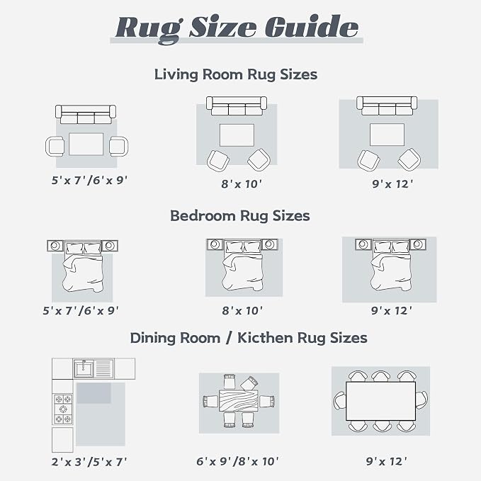Area Rug 10x14 Washable Rug, Vintage Boho Medallion Rugs Non-Slip Soft Low Pile Large Distressed Rug Indoor Retro Carpet for Living Room Bedroom Dining Room Home Office (Grey, 10'x14')