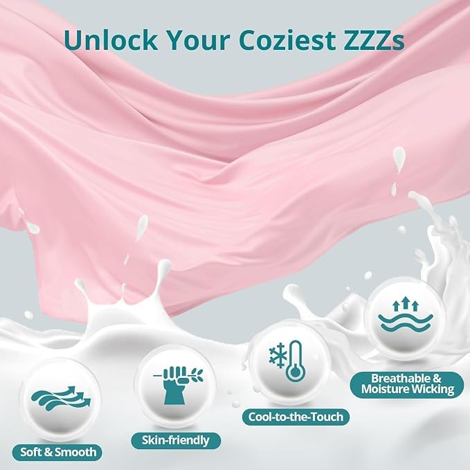 Cooling Pregnancy Pillows for Sleeping, 65'' Full Body Pillow, Light Pink | Sasttie Maternity Pillow, OEKO-TEX, Down Alternative, Removable Cover, Pregnant Women Must Haves, Maternity Essential