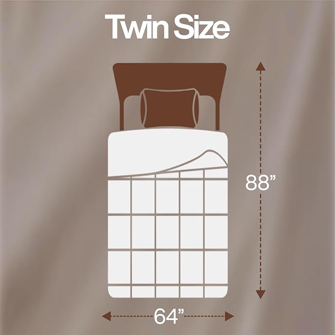 Utopia Bedding Twin Comforter 2 Pack, Duvet Insert, White, 64 x 88 Inches | Soft and Fluffy Down Alternative Bed Comforter, All Season, Breathable, Corner Tabs, Box Stitched, Durable, Machine Washable