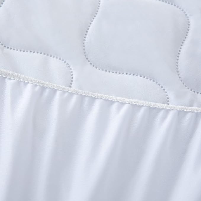 Kingnex Quilted Waterproof Sleeper Sofa Full Mattress Protector Pad 54x72 | Padded Fitted Cover for Pull Out Sofa Bed, Noiseless, Soft Brushed Microfiber Surface