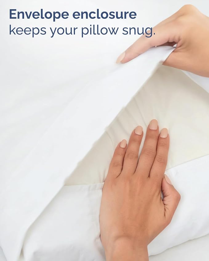 Twin 4 Piece Bed Sheet Set - Comfy, Breathable & Cooling Sheets - White | Ultra Soft Hotel Luxury Bedding Set with 8-16 Inch Deep Pockets, 1 Flat & 1 Fitted Sheet & 2 Pillowcases, Wrinkle & Fade Free