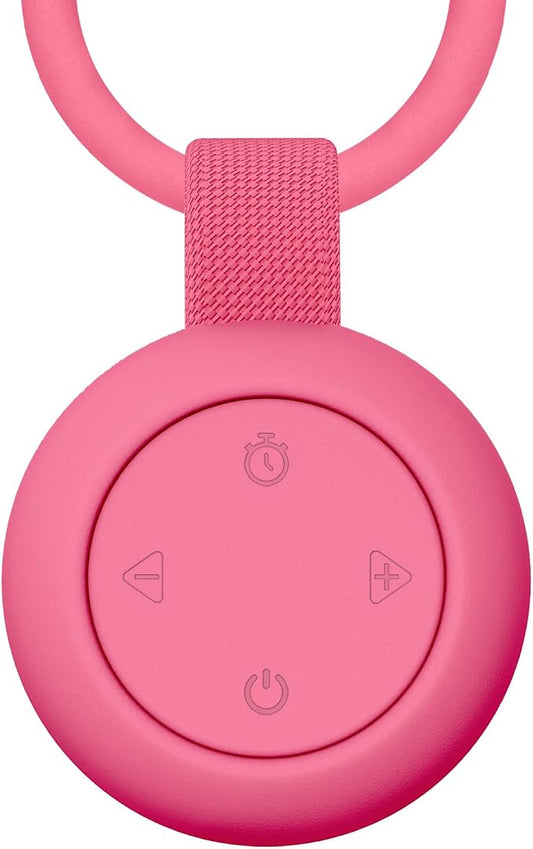 Portable Baby Sound Machine & Essentials for Babies & Kids-Rose | White Noise Machine[Timer Function][20 Soothing Sounds][15 Hours Battery Life]Travel,Registry,Gifts,Clips on Baby Stroller