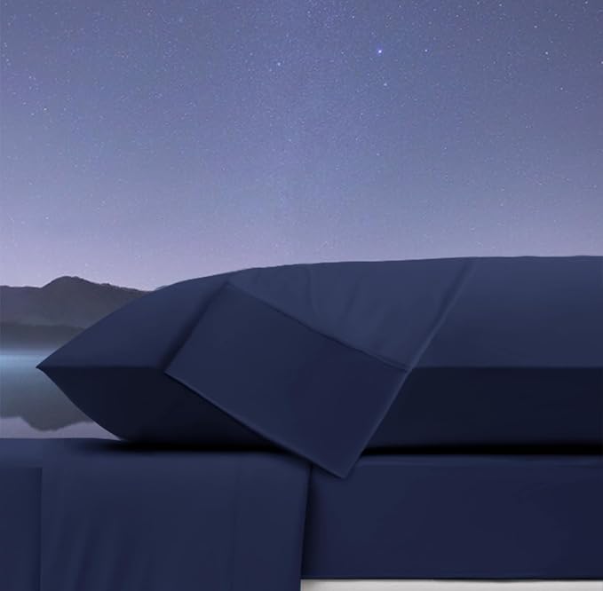 Ubauba Memory Foam Body Pillow with Cover, Full Large Body Pillows Insert for Adults with Envelope Closure Pillowcase, Firm & Fluffy Long Bed Pillows for Sleeping (20x54 inch, Navy)