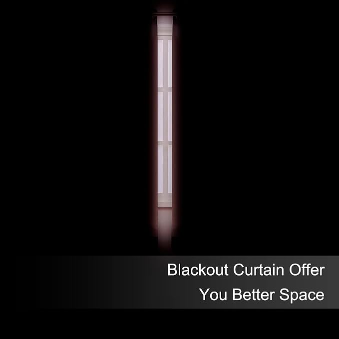 Blackout Curtains 38 x 54 inch/Coral Curtains Set of 2 Panels/Thermal Insulated Room Darkening Bedroom Curtains