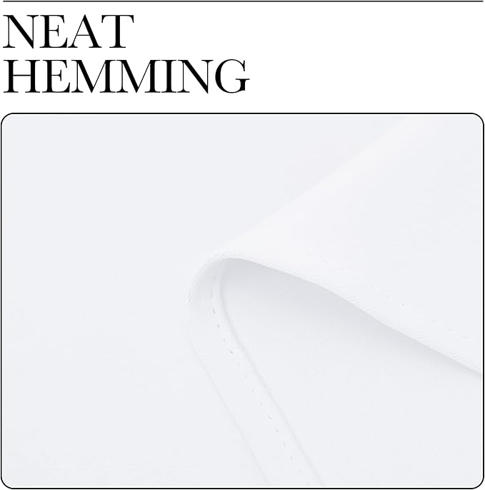 NICETOWN White Light Filtering Curtains for Kitchen 42" w x 36" L 2 Panels | Home Decoration Room Darkening Noise Reducing Light Blocking Drapes for Bedroom Camper Small Window, Privacy Window Decor