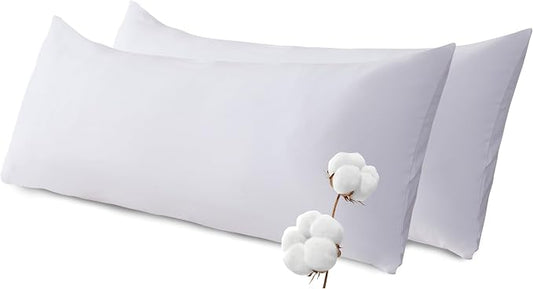 SHOUREN Large Body Pillow,Long Bed Pillow for Adults,20x54in | Breathable,sweat-absorbing,skin-friendly,medium firmness for side sleepers,multiple application