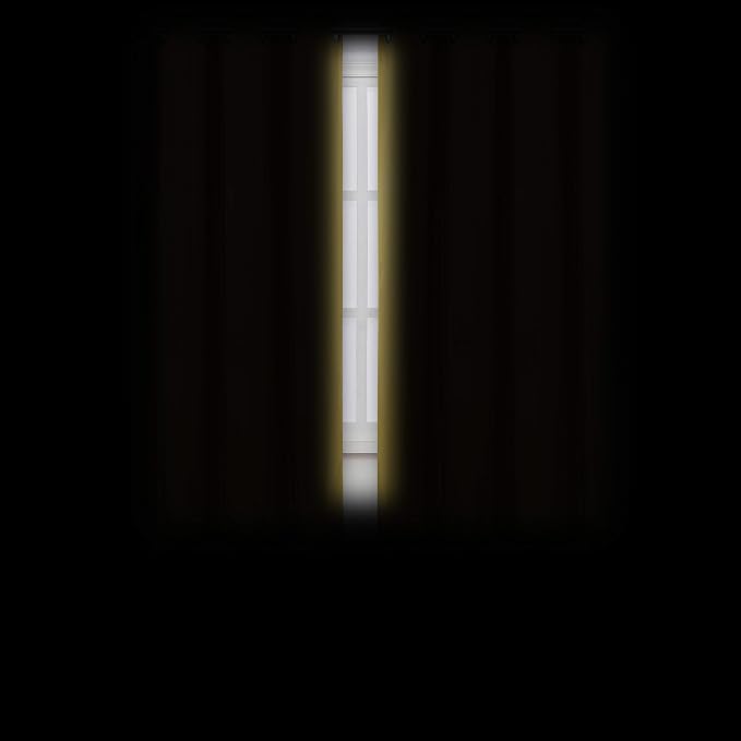 Light Beige Thermal Blackout Curtains/52 x 63 Inch/Set of 2 Panels Room Darkening Curtains