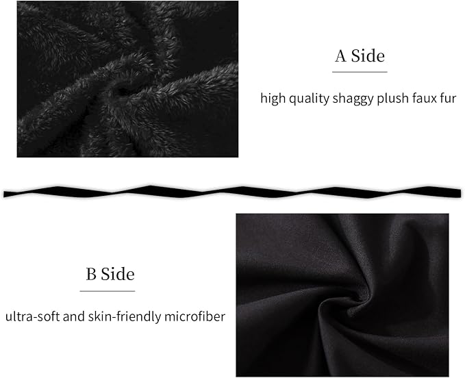 WhatsBedding Memory Foam Body Pillow with Cover, Long Bed Pillow for Adults | Removable Plush Fuzzy Envelope Closure, Firm Support for Side Sleepers, Reading & naps, Large Size Fits All, Relieves Pain