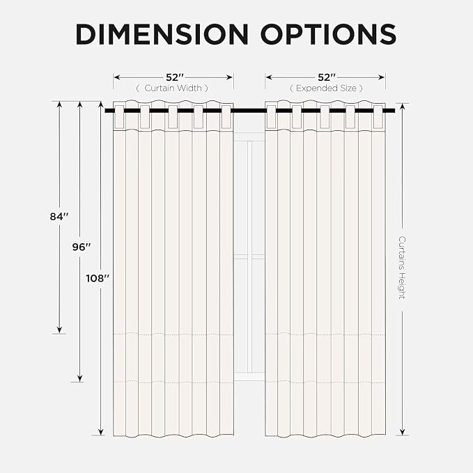 Joydeco 90 Inch Blackout Curtains for Bedroom, Thermal Insulated Black Out Curtains 2 Panels Set, Room Darkening Drapes for Living Room Window Rod Pocket Back Tab (W52 x L90 Inch, Dark Grey)
