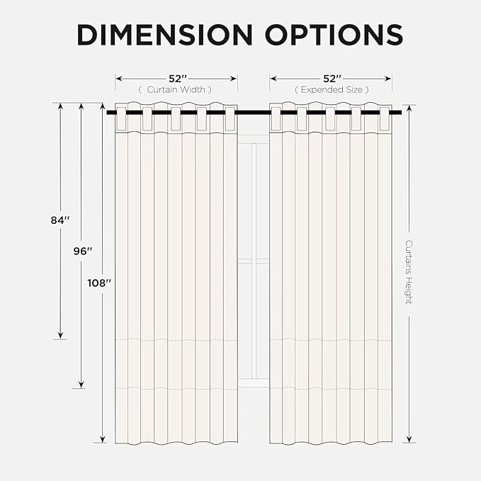 Joydeco Blackout Curtains 96 Inches Long, Thermal Insulated Black Out Curtains 2 Panels Set for Bedroom, Room Darkening Drapes for Living Room Window (W37 x L96 Inch, Navy Blue)