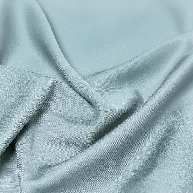 BEDELITE Body Pillow Pillowcase, Rayon from Bamboo, Haze Blue, 20"x54" | Cooling and Breathable Body Pillow Cover for Hot Sleepers & Night Sweats, Silky Soft Full Long Pillow Case, Envelope Closure