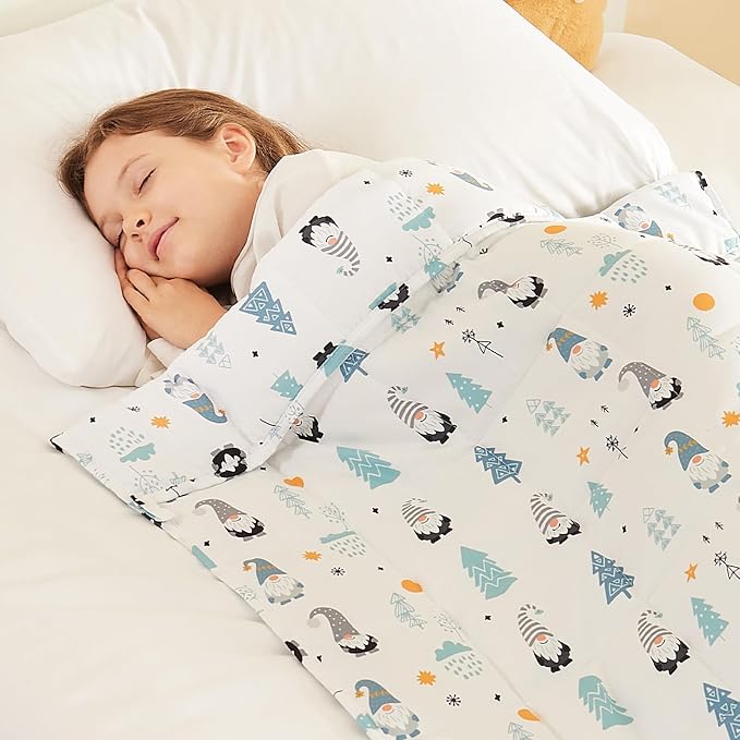 Weighted Blanket - 10 lbs Fairy Heavy Blanket - Small Size Breathable Lap Blanket(41"x60", 10 lbs)