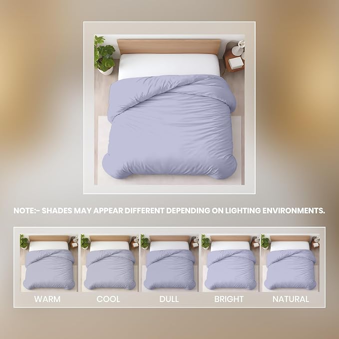 1 Pc Duvet Cover Queen Size/Full Size-100% Egyptian Cotton 600 Thread Count Ultra Soft Premium Durable Comforter Cover Zipper Closure & Corner Ties- (Cornflower Blue, 90" X 90")