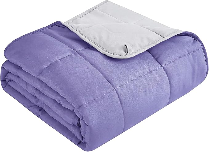 Weighted Blanket (20lbs 80"x87" King Size) Soft Cooling Heavy Blanket Sleeping, Apply to 190-210 lbs Body, Thick Breathable Blanket with Glass Bead, Easy Care
