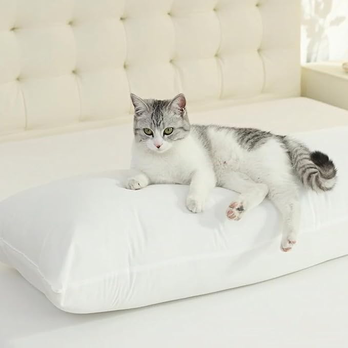 SHOUREN Large Body Pillow,Long Bed Pillow for Adults,20x54in | Breathable,sweat-absorbing,skin-friendly,medium firmness for side sleepers,multiple application