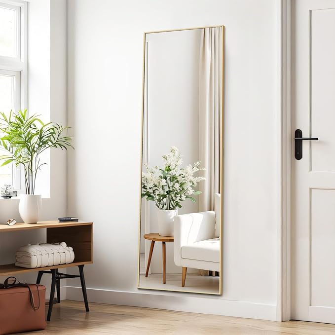 16"x59" Mirror Full Length, Upgraded Body Wall Mirrors