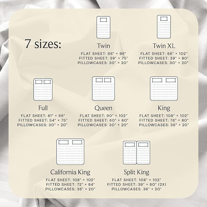 LuxClub 5 PC Split King Sheet Set Bed Sheets Deep Pockets 18" Wrinkle Free Cooling Sheets Machine Washable Hotel Bedding Silky Soft - White Split King | LuxClub Silky Fitted Sheet & Pillowcase Sets, Breathable Comfortable Hotel Luxury Bedding Wrinkle F...