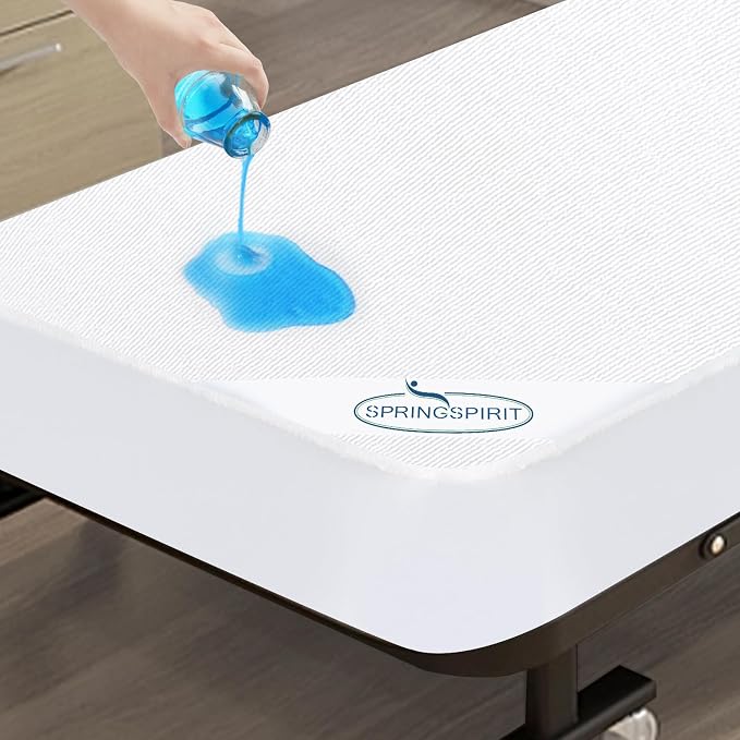 RV Bunk/Daybed/Cot Mattress Protector Cover for Narrow Twin Camper Bed | 75x33 inch, Deep Pocket up to 10", Soft Terry Surface, Waterproof Barrier, Breathable & Absorbent