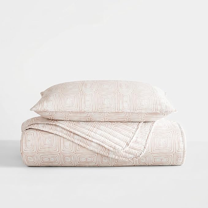 Merit Linens 3 Piece Quilt Set - Super Soft - Lightweight - All Season Quilted Coverlet - Timeless Patterns - Twin/TwinXL Apricot