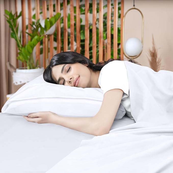 Full Size Flat Sheet Only, Ultra Soft & Breathable Hotel Sheets, White | Hotel Bedding, Cooling Comfort, Smooth Feel, Wrinkle & Fade Resistant, Easy Care, Long-Lasting, Machine Washable, OEKO-TEX
