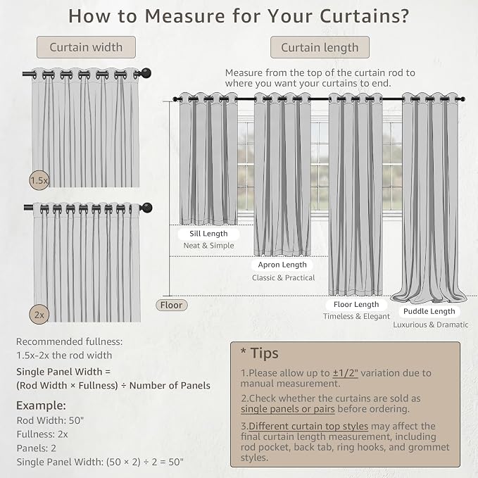 jinchan Boho Blackout Curtains 90 Inches Long for Bedroom Living Room | White on Grey Geometric Printed Grommet Curtains Room Darkening Thermal Insulated Window Treatments 2 Panels