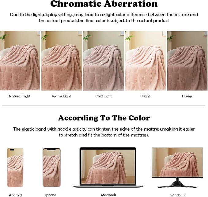 NEWCOSPLAY 3D Heart Checkered Flannel Twin Blanket, Pink Love, 60"x80" | Super Soft Cute Lightweight Decorative Premium Silky Fleece Blanket for Couch Sofa Bed, Gift for Women Men, All Season Use