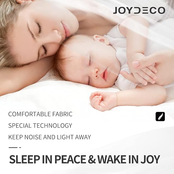 Joydeco Blackout Curtains 108 Inch Length 2 Panels Set, Thermal Insulated Long Curtains& Drapes 2 Burg, Room Darkening Grommet Drapes for Living Room Bedroom Window (W52 x L108 Inch, Peacock Blue)