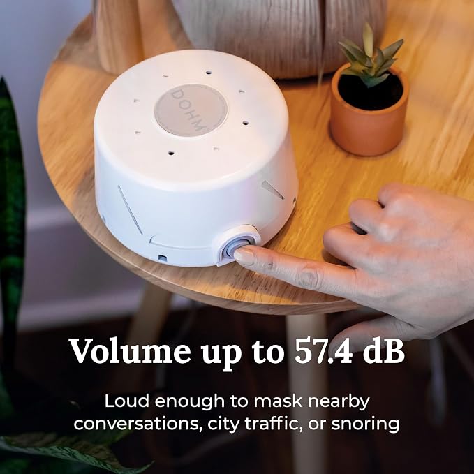 Yogasleep Dohm Classic (2 Pack) The Original White Noise Sound Machine, Soothing Natural Sounds from a Real Fan, Sleep Therapy for Adults & Baby, Noise Cancelling for Office Privacy & Meditation