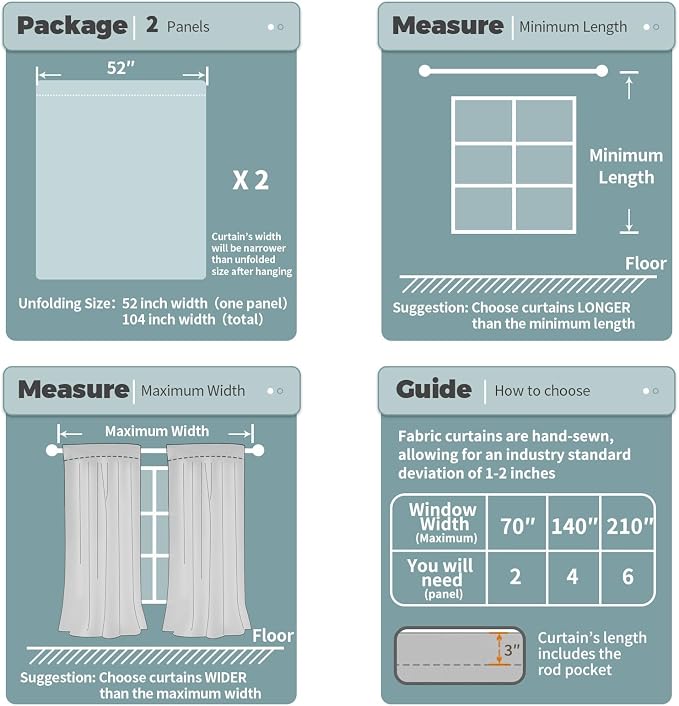 BGment Pink Blackout Curtains for Girls Room 54 Inch Length 2 Panels | Kids Curtains for Baby Nursery Bedroom, Thermal Insulated Soundproof, Full Room Darkening Toddler Room, 52 x 54 Inch