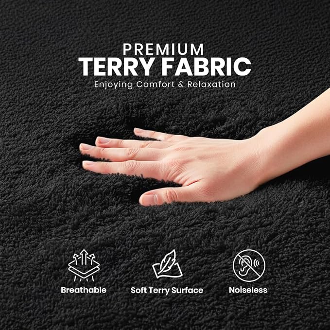 Waterproof Twin Size Mattress Protector fits Upto 15" deep Mattresses | Utopia Bedding 200 GSM Soft & Breathable Mattress Cover, Dirt-Proof, Noiseless, Machine Washable Fitted Sheet Style, Black