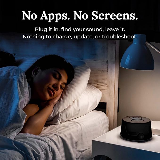Yogasleep Dohm Classic (Black) The Original White Noise Machine, Soothing Natural Sound from a Real Fan, Noise Cancelling for Office Privacy, Travel & Meditation, Sleep Therapy for Adults & Baby