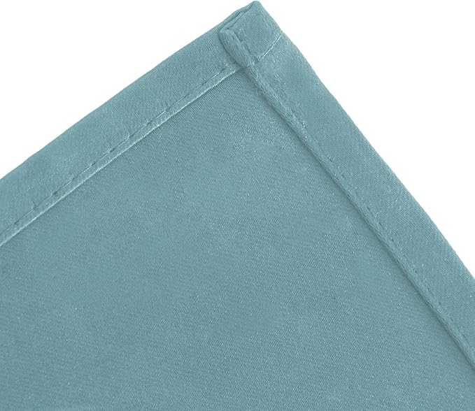 Stone Blue Thermal Blackout Curtains/52 x 72 Inch/Set of 2 Panels Room Darkening Curtains for Bedroom