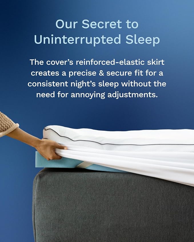 ViscoSoft 4 Inch Pillow Top Memory Foam Mattress Topper California King - Cooling Hybrid Lux Dual Layer Mattress Bed Pad - CertiPur-US Certified