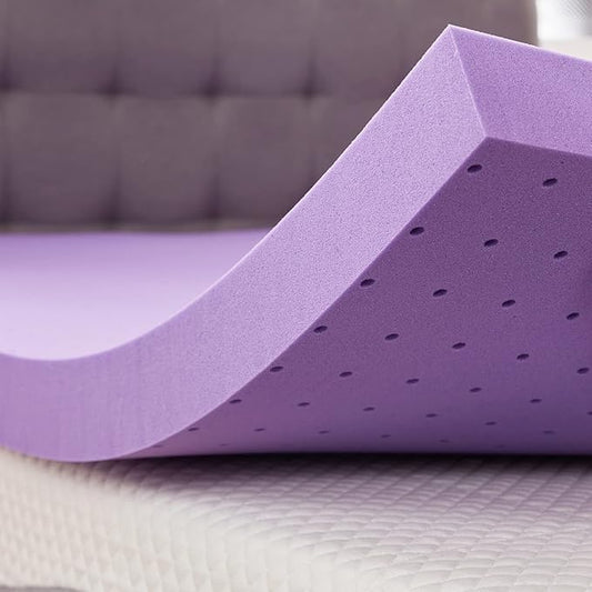 SINWEEK 3 Inch Gel Memory Foam Mattress Topper Ventilated Soft Pressure Relieve Mattress Pad, Breathable Bed Topper, CertiPUR-US Certified, Full Size | Ventilated Soft Pressure Relieve Mattress Pad, Breathable Bed Topper, CertiPUR-US Certified
