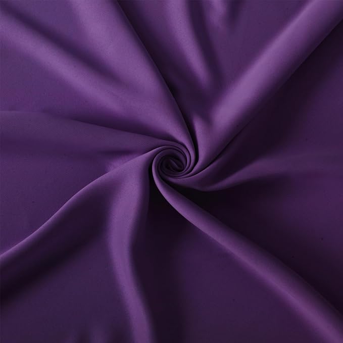 Blackout Curtains 66 x 84 inch/Purple Curtains Set of 2 Panels/Thermal Insulated Room Darkening Bedroom Curtains