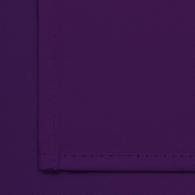 Yakamok Room Darkening Curtains 62x84 inch Length Purple-Living Room | 2 panels,grommet blackout window treatment,thermal insulated,light blocking drapes,privacy protection,bedroom dining room