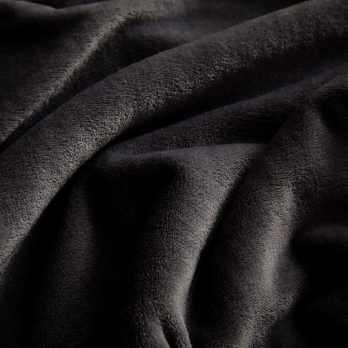 KMUSET Fleece Blanket Grey Queen Size Lightweight Cozy Plush Microfiber Solid Blanket Factory Shop